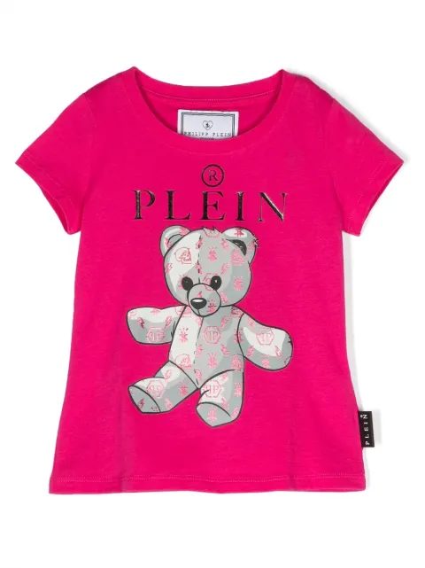 Philipp Plein Junior teddy bear print T-shirt