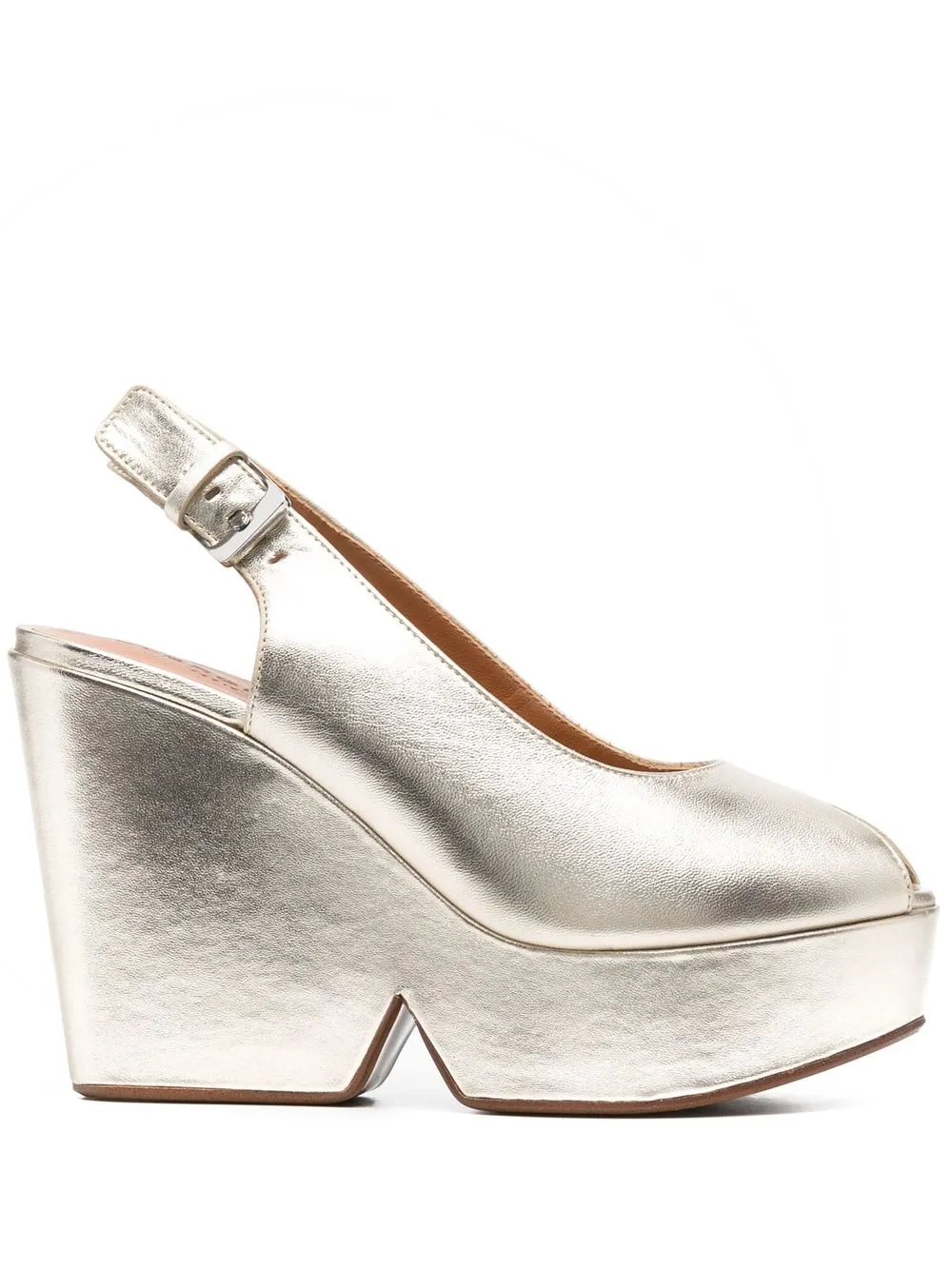 

Clergerie Dylan metallic 110mm sandals - Gold