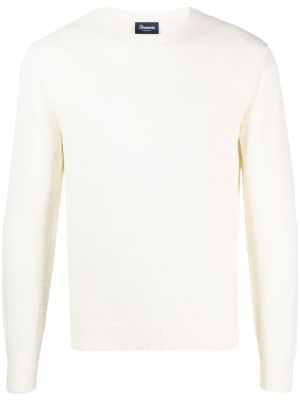 Mens white crew outlet neck jumper