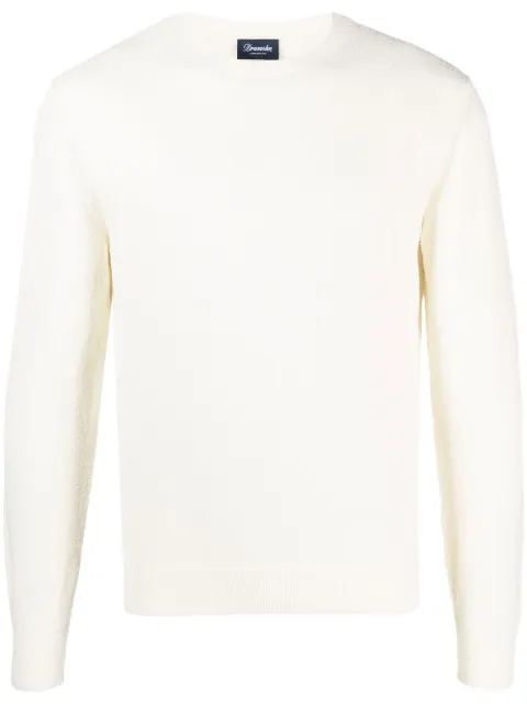 Drumohr crew-neck long-sleeve jumper