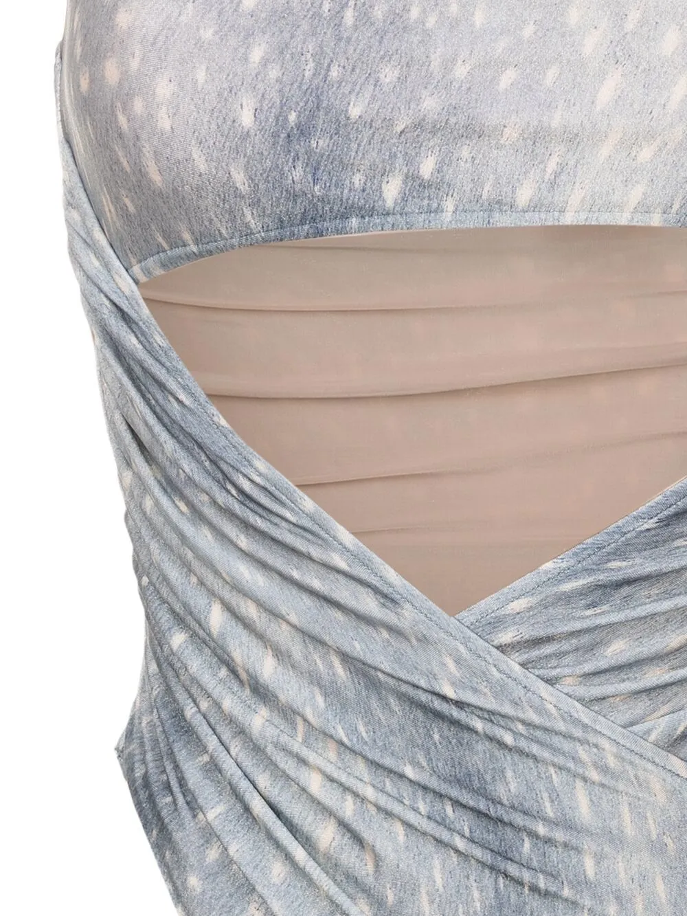 Adriana Degreas Solid Strapless Swimsuit With Cut Outs main image 1
