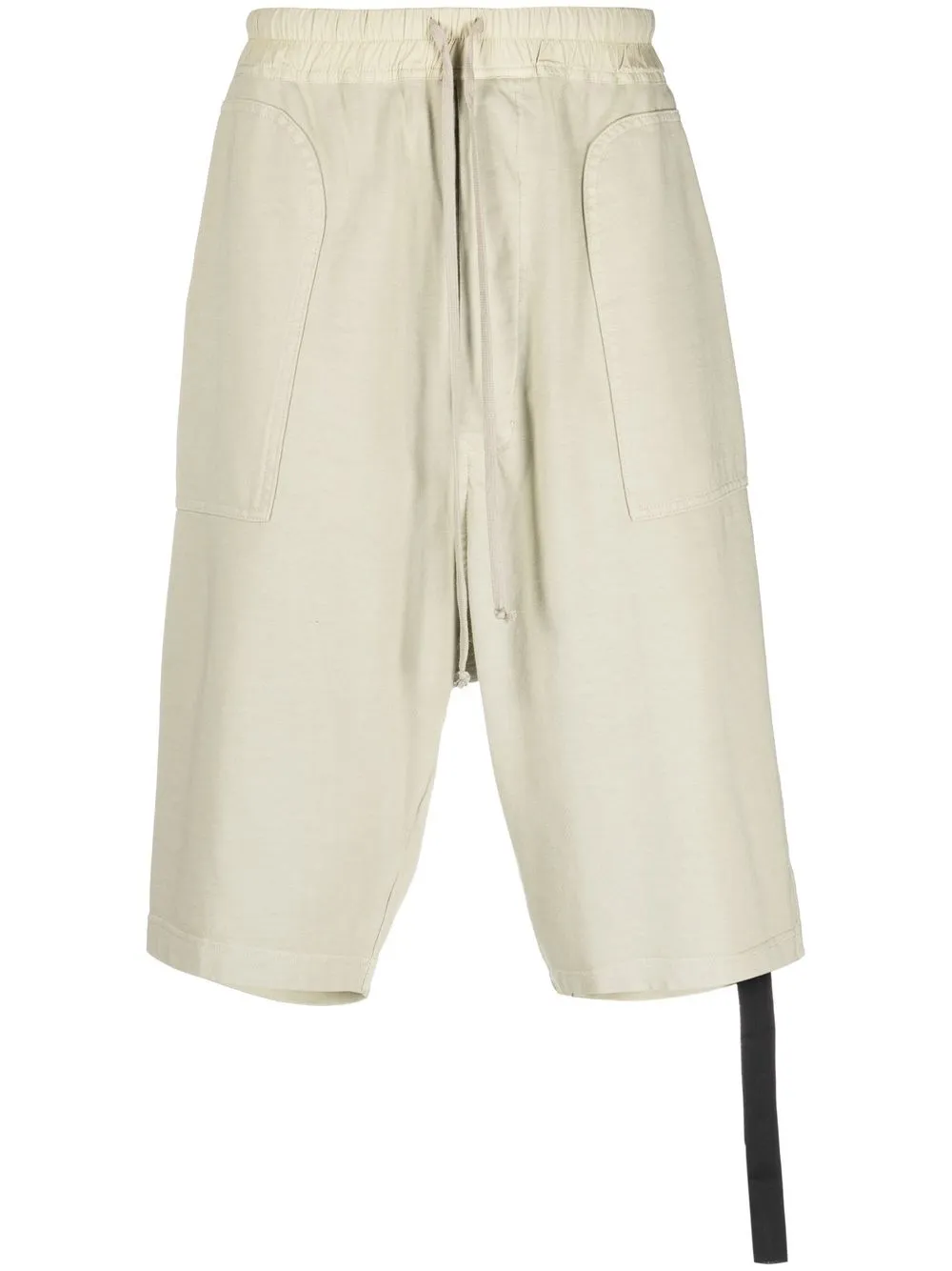 

Rick Owens DRKSHDW drop-crotch cotton shorts - Neutrals