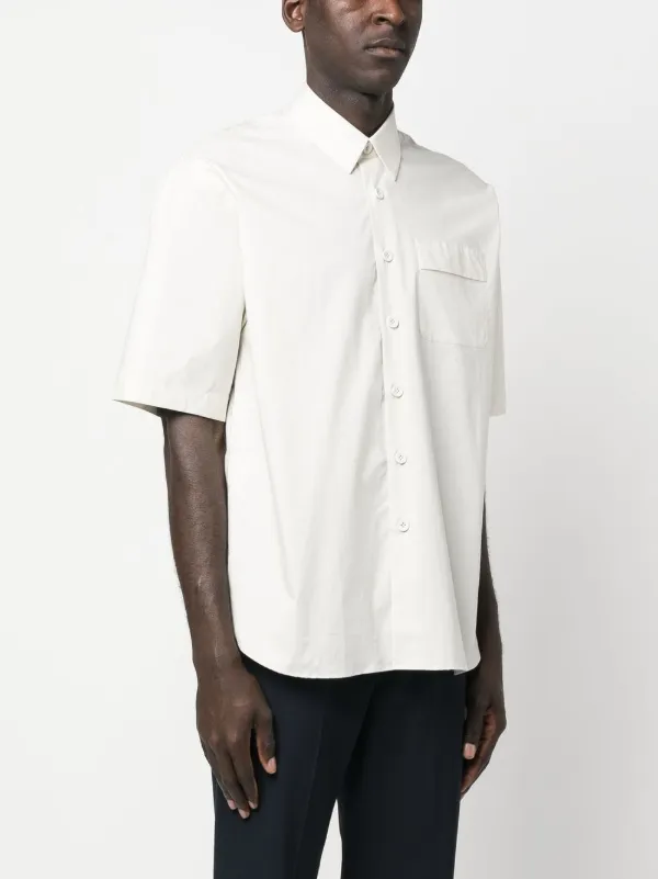 Lardini Flap Pocket Short Sleeve Shirt - Farfetch