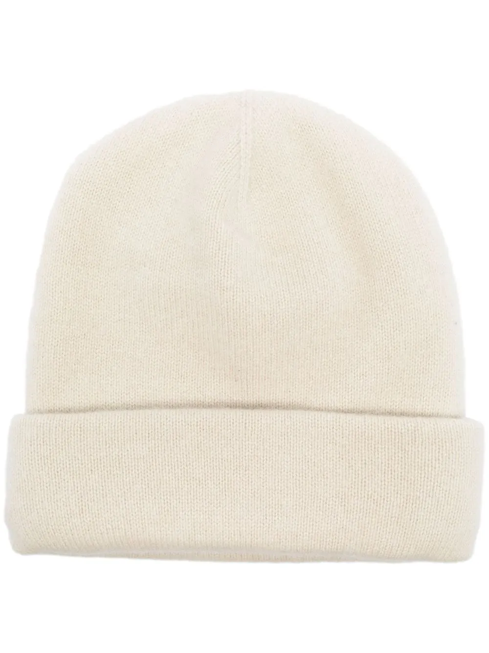 

Frenckenberger gorro de cachemira con dobladillo vuelto - Neutro