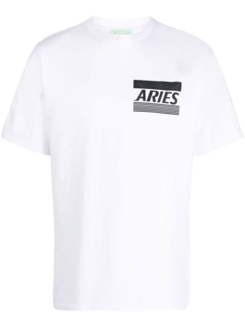 Aries - Credit Card logo-print T-shirt