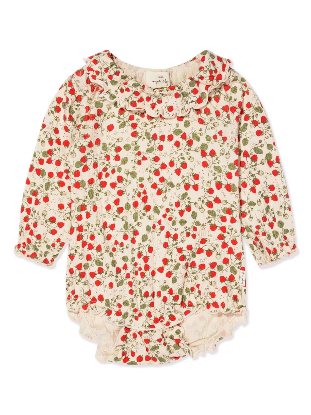 Image 1 of Konges Sløjd fruit-print cotton body
