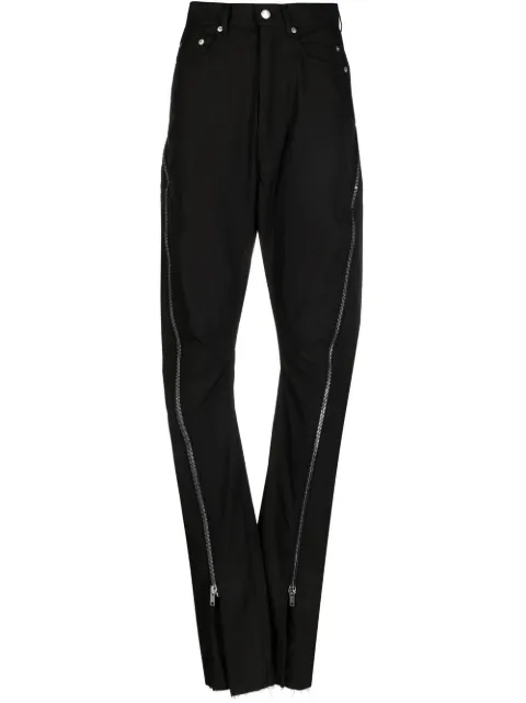 Rick Owens zip-detail trousers 