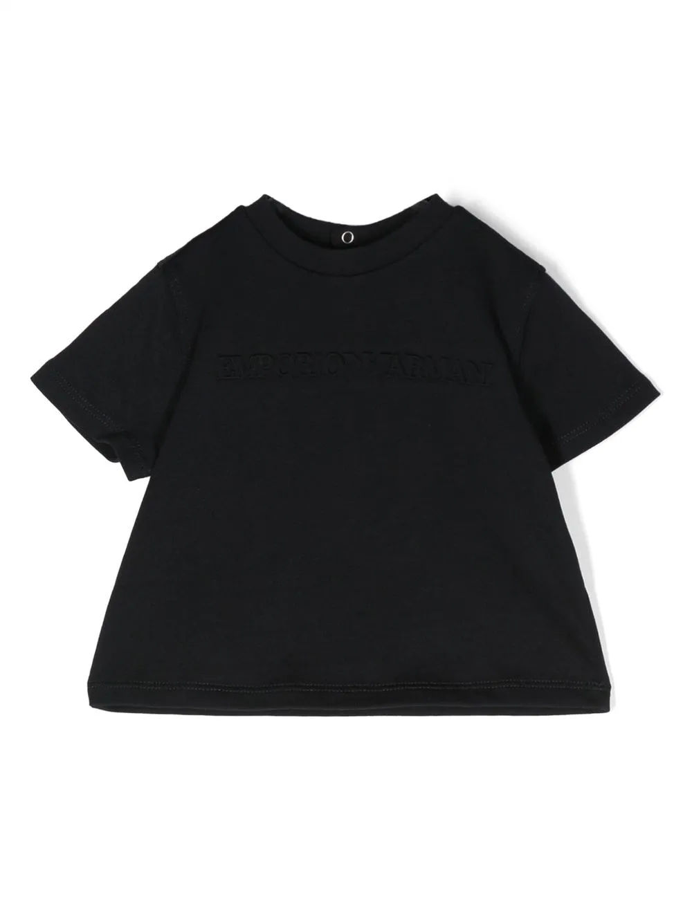 

Emporio Armani Kids embroidered logo cotton T-shirt - Blue