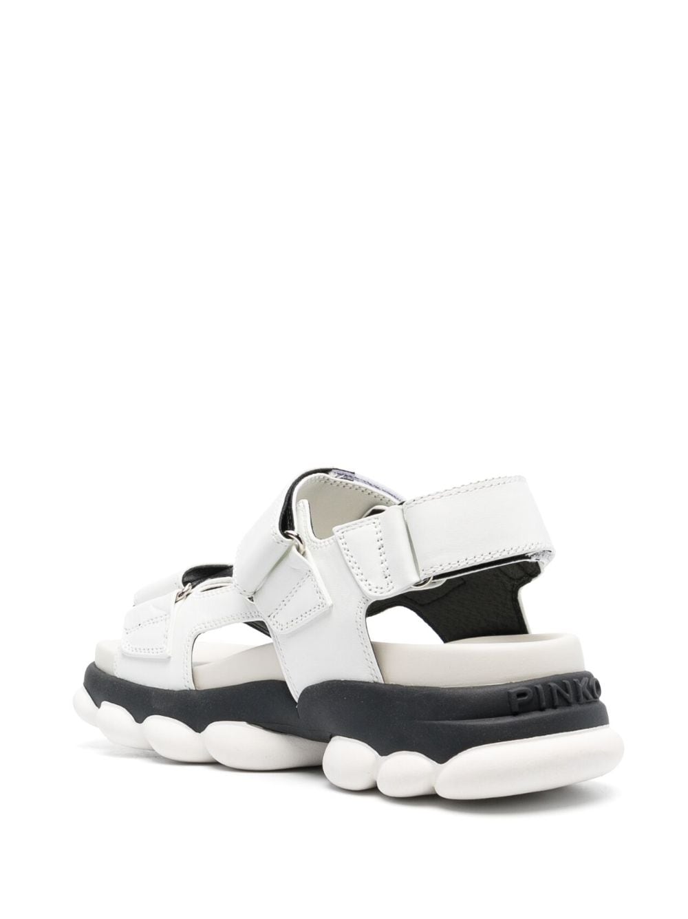 Shop Pinko Mylene Chunky-sole Sandals In White