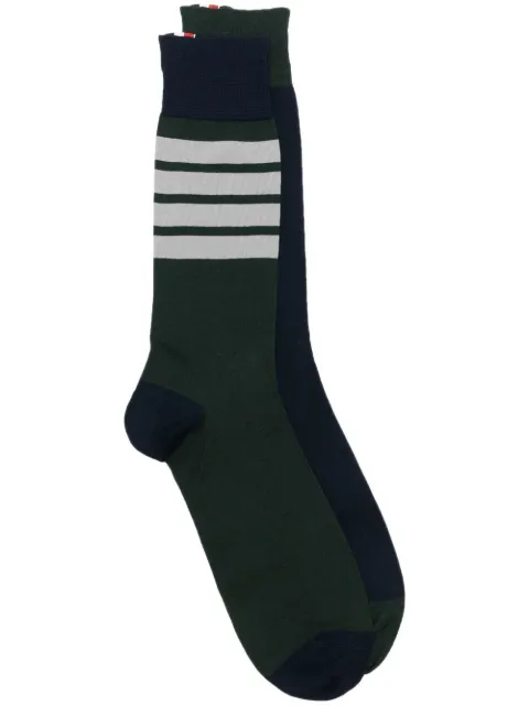 Thom Browne 4-Bar stripe mid-calf socks