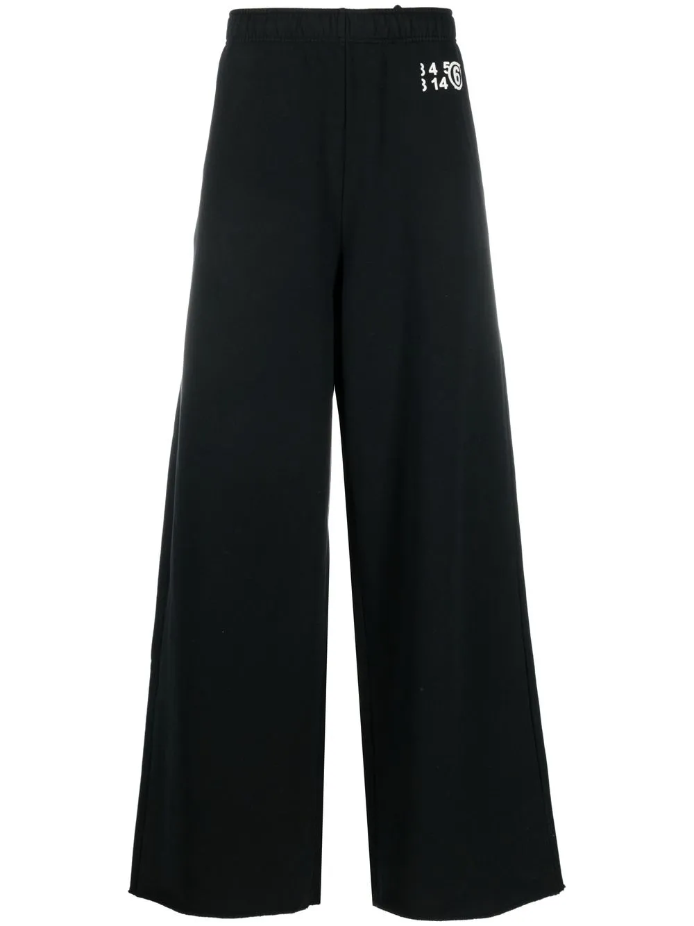 

MM6 Maison Margiela wide-leg cotton trousers - Black