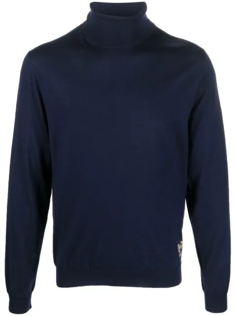 Gucci logo-print knitted jumper