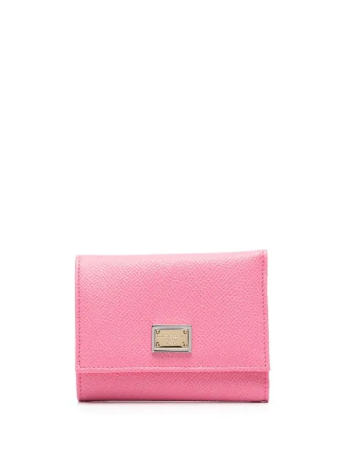 Dolce & Gabbana logo-plaque compact wallet