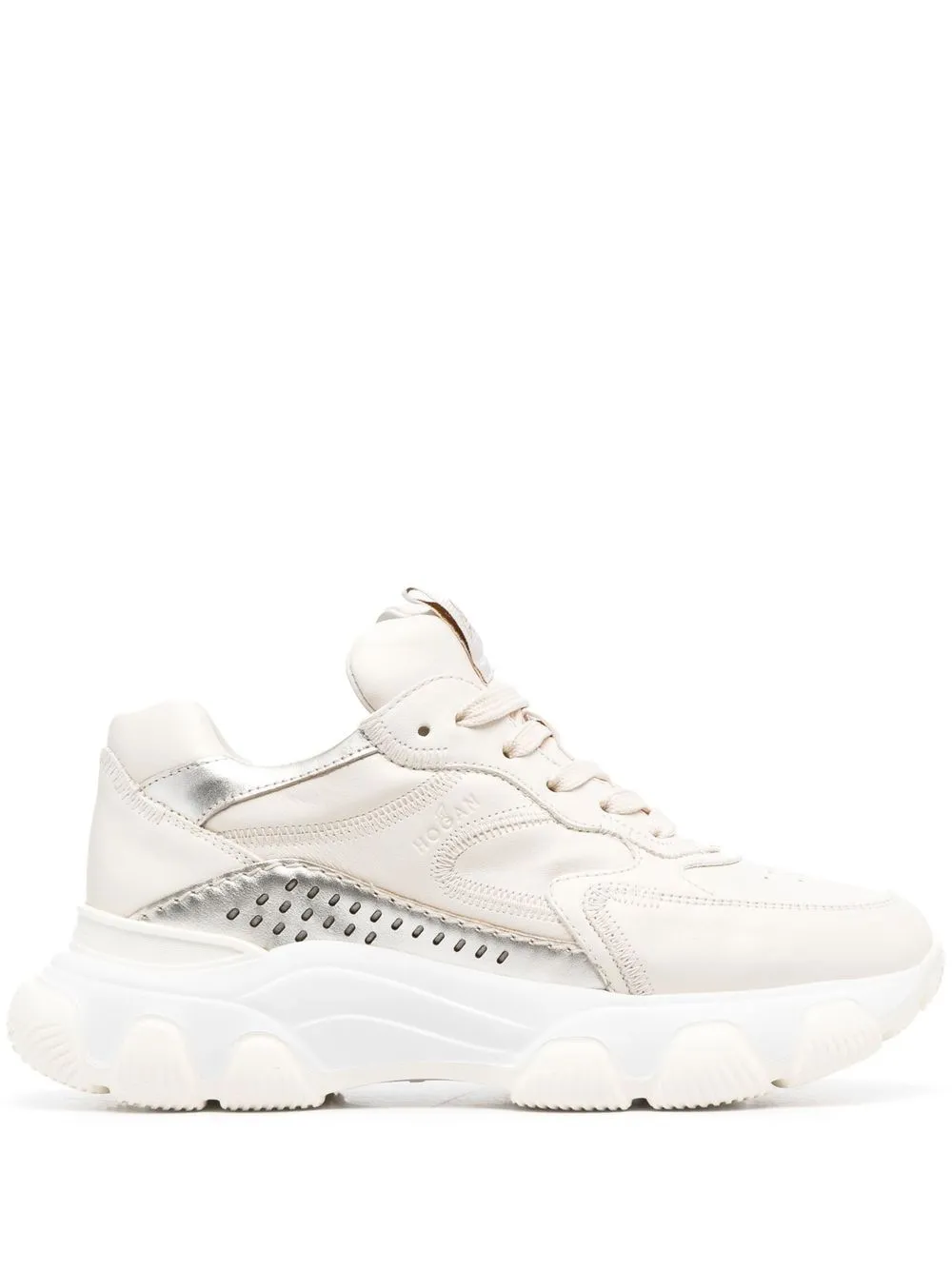 

Hogan panelled low-top sneakers - Neutrals