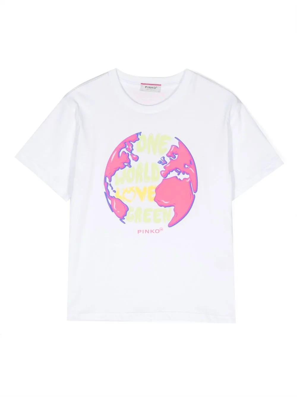 

Pinko Kids graphic-print cotton T-shirt - White