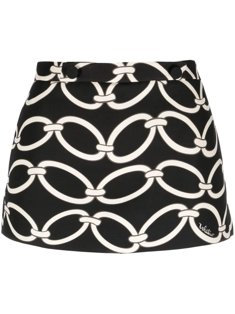 

Valentino Chain 1967-print skort - Black