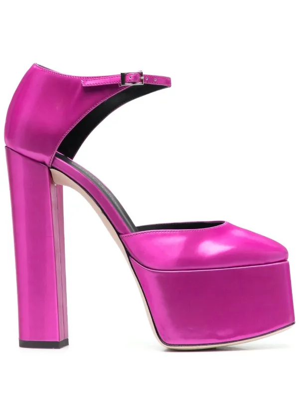 GIABORGHINI PINK レザー 26 サンダル Gia 26 leather sandals in pink - Gia Borghini | Mytheresa