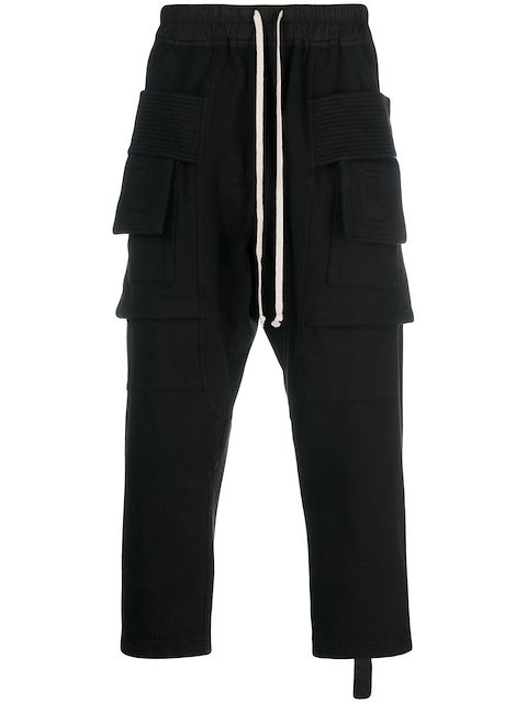 Rick Owens DRKSHDW cargo track pants