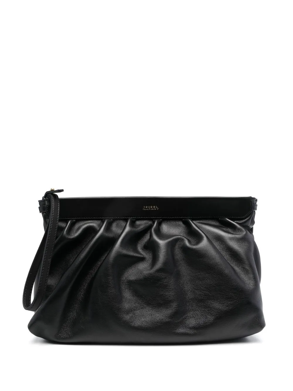 

Isabel Marant Luz ruched clutch bag - Black