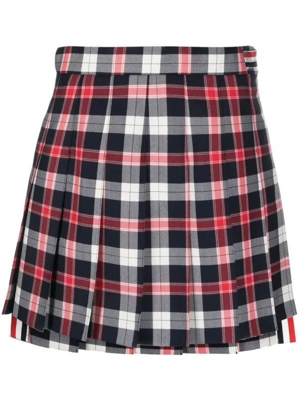 【関税&送料込】Thom Browne Checked Twill Miniskirt 19725701_44374807_600.jpg