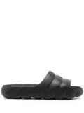 Moncler Lilo faux-quilted slides - Black