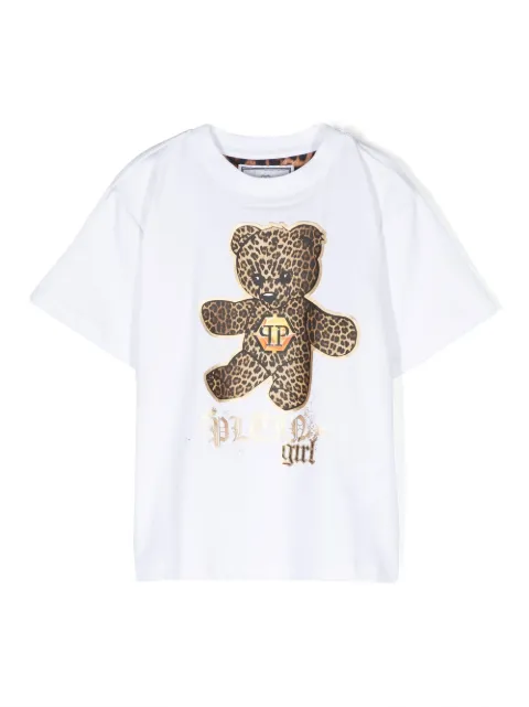 Philipp Plein Junior teddy bear print T-shirt