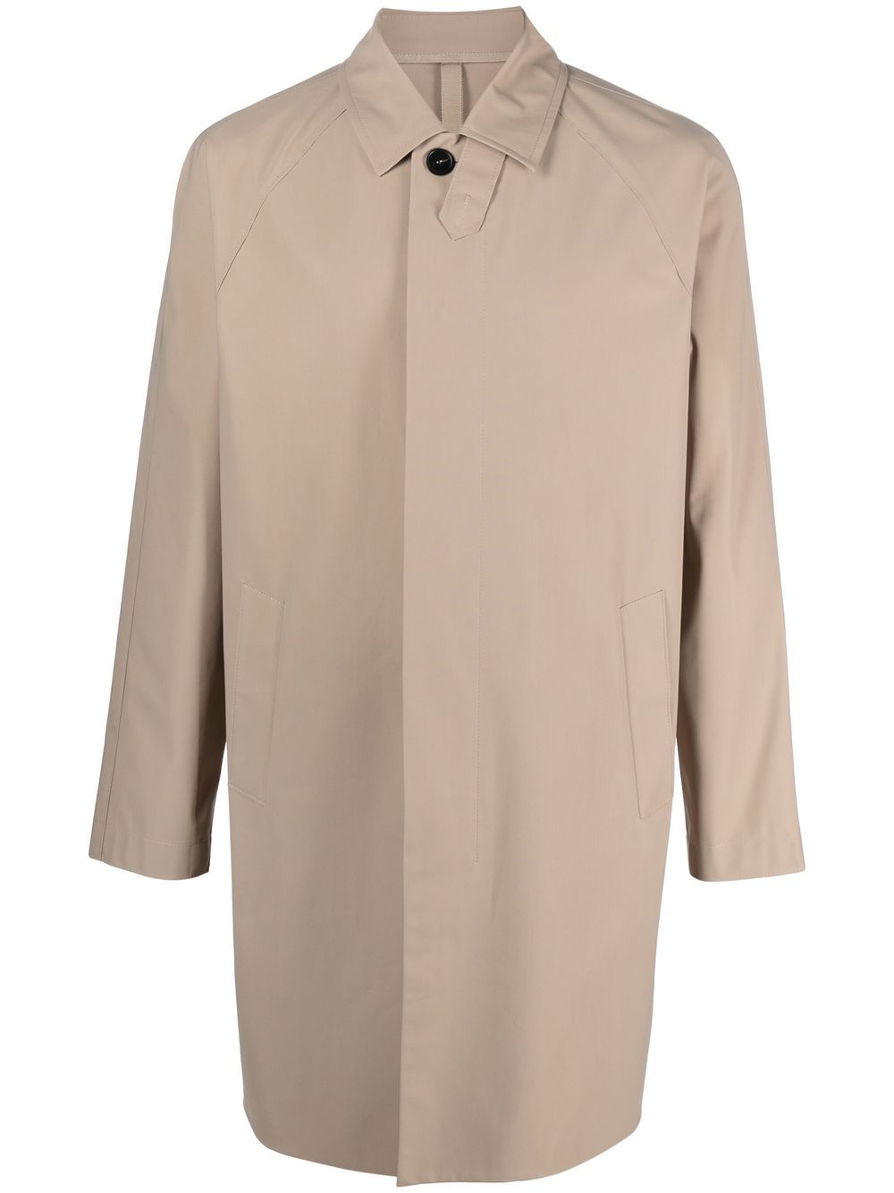 

Harris Wharf London concealed-fastening coat - Neutrals