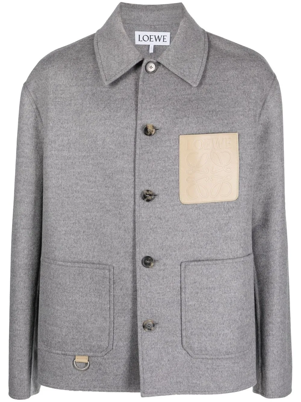 

LOEWE abrigo con botones - Gris