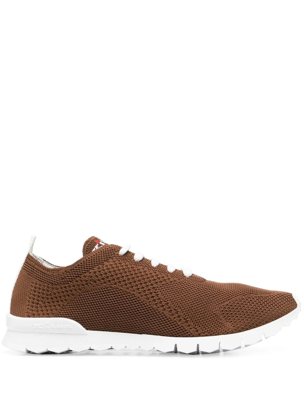 

Kiton knitted low-top sneakers - Brown