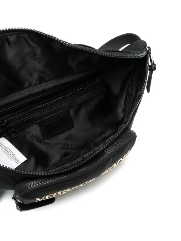 Versace Jeans Couture Pochete Com Estampa De Logo | Preto