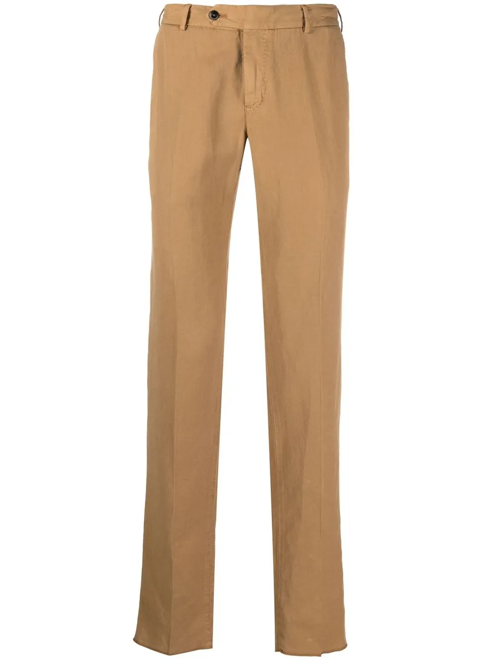 

PT Torino crease-effect chino trousers - Neutrals