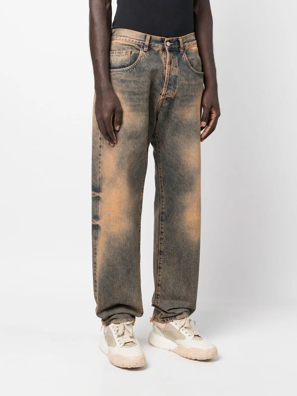 Aries Acid Wash Batten Jeans - Farfetch