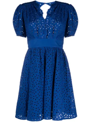 Ermanno Scervino lace-embellished Maxi Dress | Blue | FARFETCH