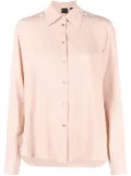 PINKO jacquard-logo long-sleeve shirt
