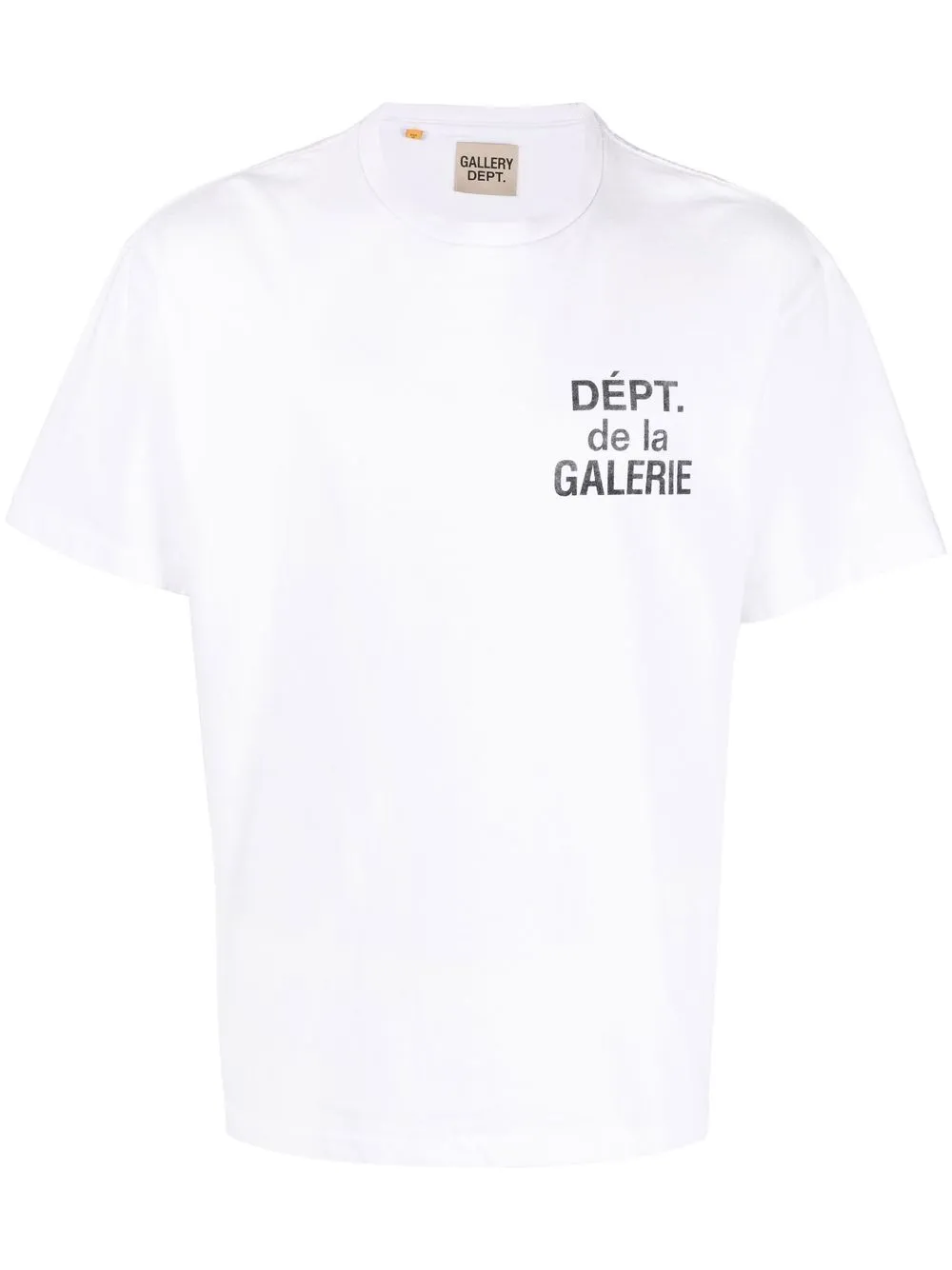 

GALLERY DEPT. logo-print detail T-shirt - White