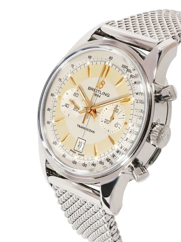 Breitling transocean deals white dial