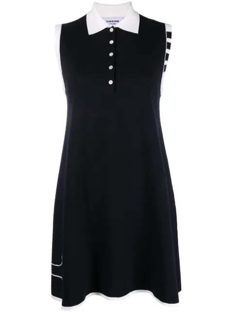 Thom Browne signature 4-bar stripe dress