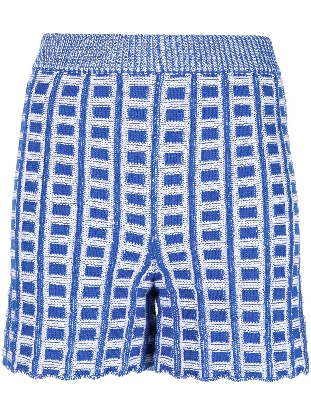 

Marni cotton knit shorts - Blue