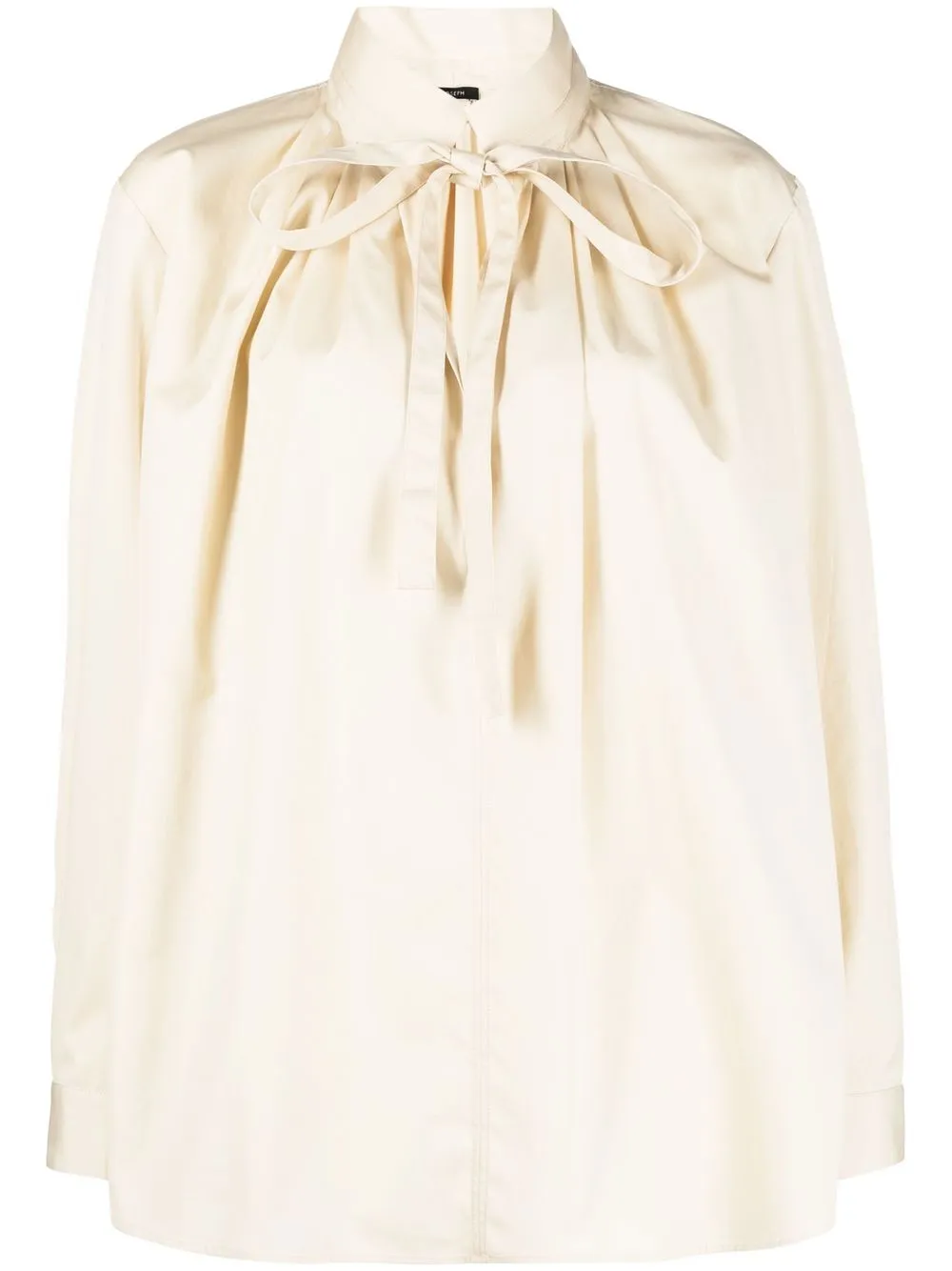 

JOSEPH front tie-fastening blouse - Neutrals