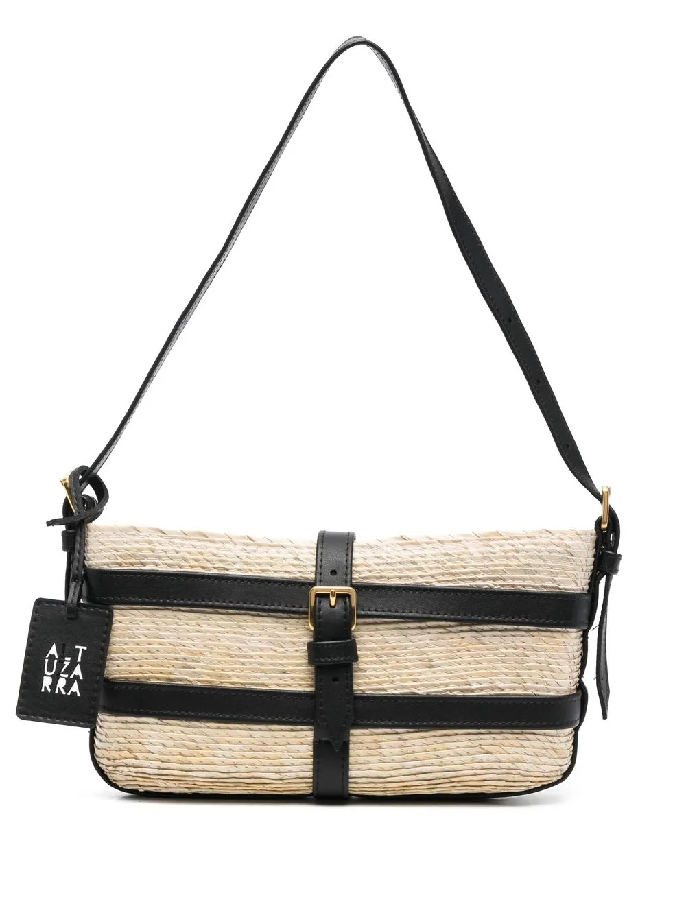 

Altuzarra logo-tag raffia shoulder bag - Neutrals