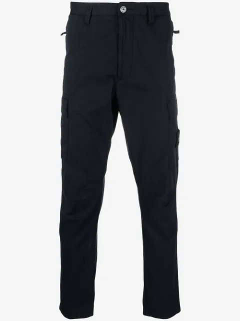 Stone Island logo-patch cargo pants
