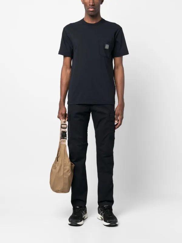 Stone Island stretch-cotton Cargo Pants | Blue | FARFETCH