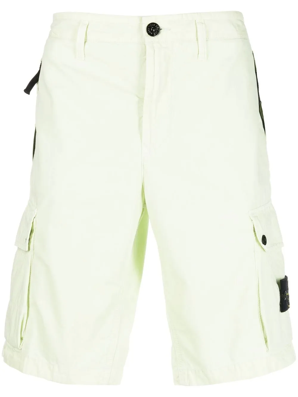 

Stone Island side logo-patch bermuda shorts - Green