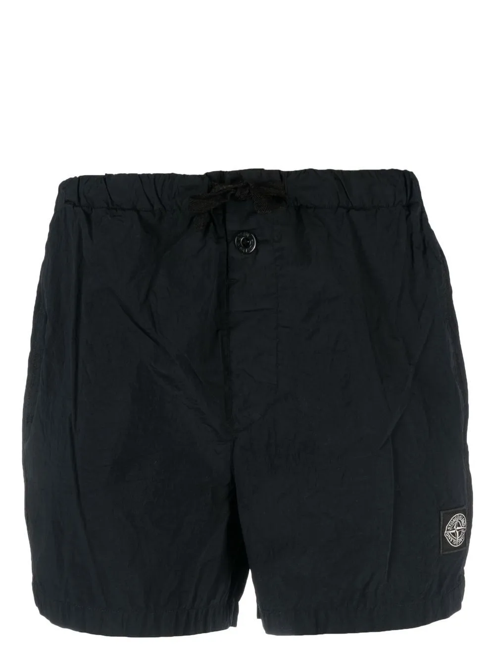 Stone Island Short Swimsuit In Blue