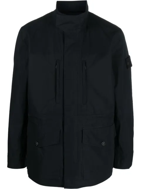 Stone Island chamarra con parche de brújula