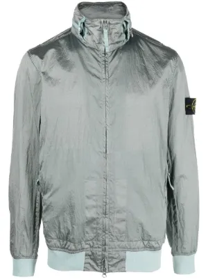 Stone Island 41920 zip-up Jacket | Green | FARFETCH GE