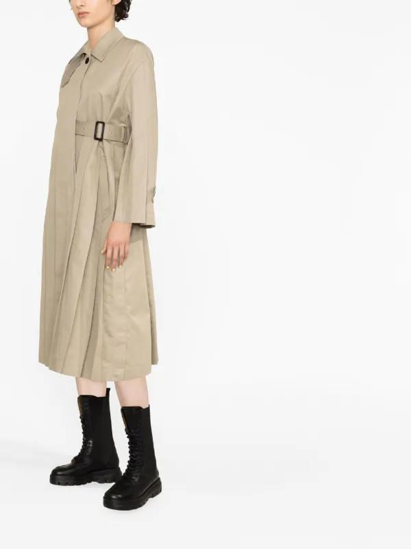 Sacai トレンチコート | ニュートラル | FARFETCH JP