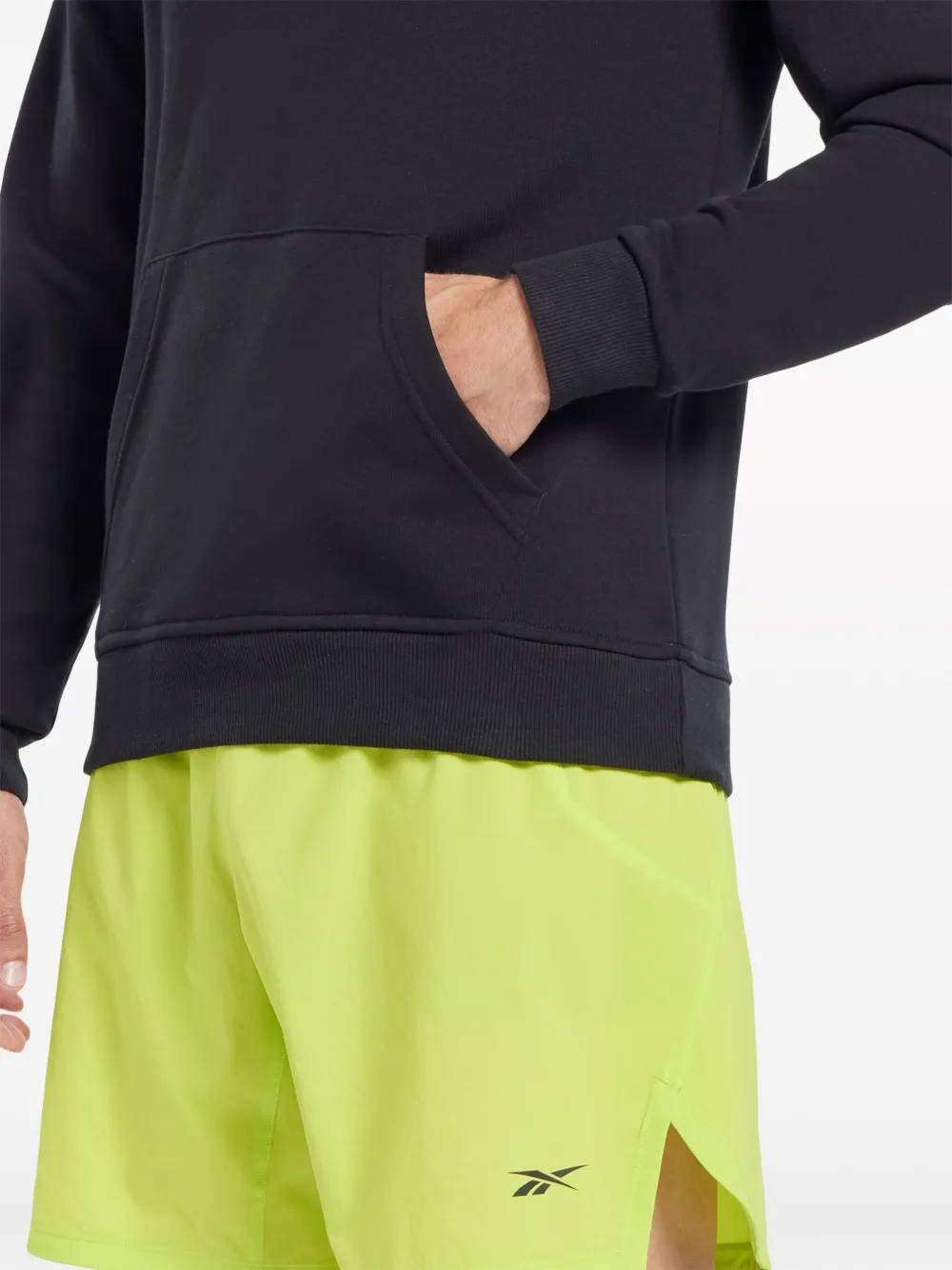 Reebok Hoodie met logoprint Zwart