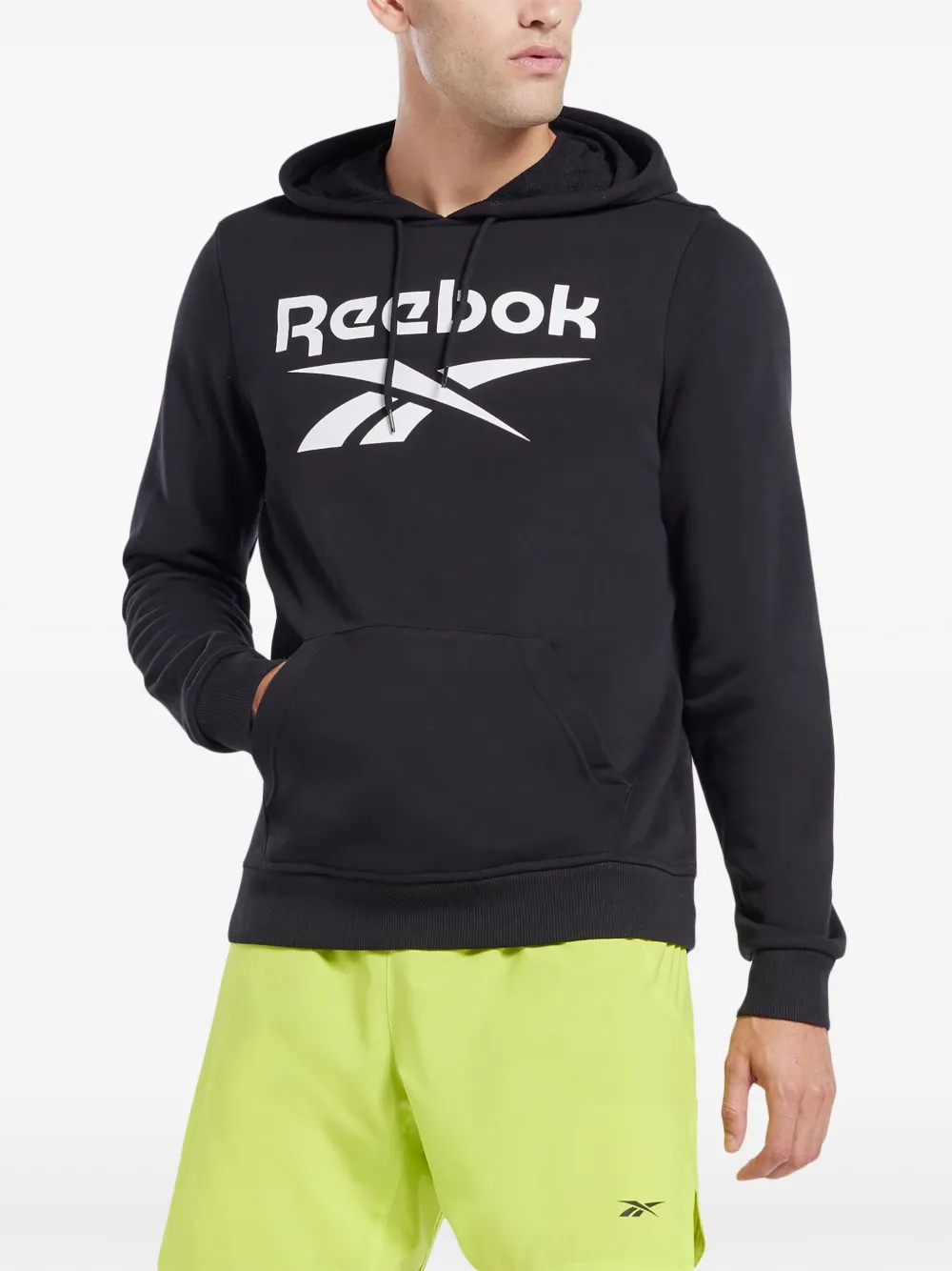 Reebok Hoodie met logoprint Zwart