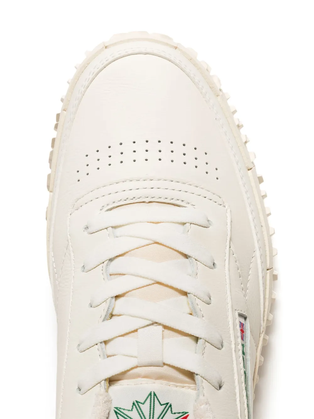 Shop Reebok Ltd Club C Vibram Leather Sneakers In Neutrals